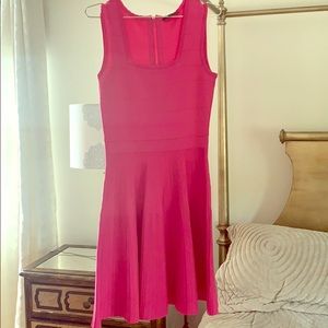 Pink midi dress